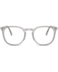 Persol - Brille Mit Eckigem Gestell - Lyst