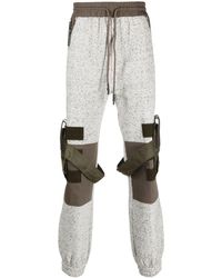 McQ カラーブロック トラックパンツ - グリーン