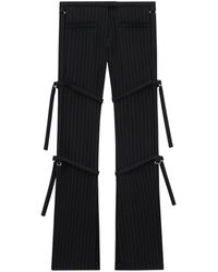 Courreges - Long-Length Buckle-Detail Straight-Leg Trousers - Lyst