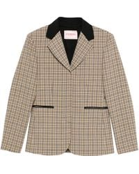 Iceberg - Check-Pattern Jacket - Lyst