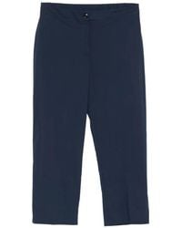 Marina Rinaldi - Button Trousers - Lyst