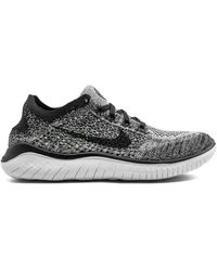 Nike Lace Free Rn Motion Flyknit 2018 Men's Running Shoe in Black/Anthracite  (Black) for Men | Lyst