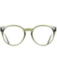 Ferragamo Eyewear - Lunettes De Vue Gancini À Monture Ronde - Lyst