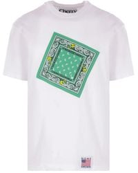 Cherry World - Bandana Graphic-Print T-Shirt - Lyst