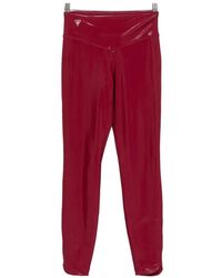 MACRON - Metallic-Effect Logo-Patch Performance Leggings - Lyst