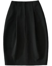 Studio Nicholson - Carson Snw Midi-Rok Met Stippen - Lyst