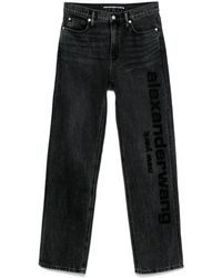 Alexander Wang - Jeans Con Dettaglio Cut-Out - Lyst