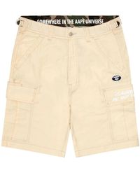 Aape By A Bathing Ape - Logo-Appliqué Cargo Shorts - Lyst