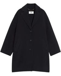 Maison Kitsuné - Button Wool Coat - Lyst