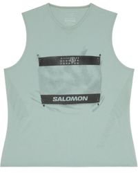 MM6 MAISON MARGIELA X SALOMON - X Salomon Logo-Print Tank Top - Lyst