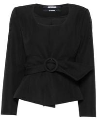 Jacquemus - Belted Peplum Jacket - Lyst