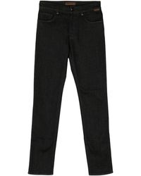 Corneliani - Mid-rise Slim-fit Jeans - Lyst