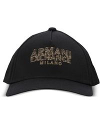 ARMANI EXCHANGE - Logo-Embellished Baseball Cap - Lyst