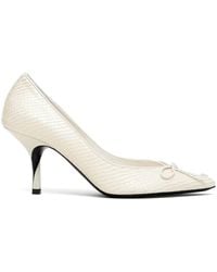 Jacquemus - Tourni Python-Effect Pumps - Lyst