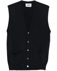 Alpha Studio - Button-Fastening V-Neck Waistcoat - Lyst
