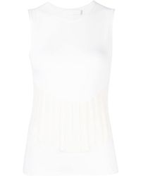 Dion Lee - Ribbed-detail Tank Top - Lyst