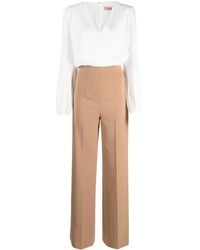 Twinset - Jumpsuit Met Wijde Pijpen - Lyst