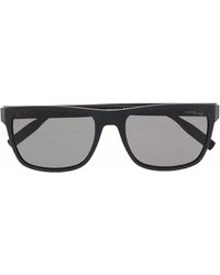 Montblanc - Logo Square Tinted Sunglasses - Lyst