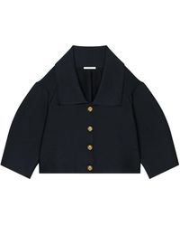 Givenchy - Cropped Cocoon Jacket - Lyst