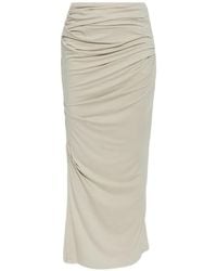 Entire studios - Gedrapeerde Maxi-Rok - Lyst