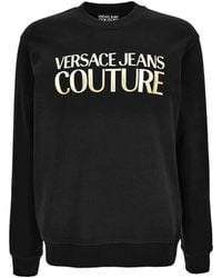 Versace Jeans Couture - Sudadera Con Logo Estampado - Lyst