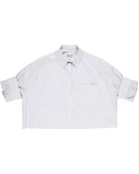 Twp - Next Ex Cropped Shirt - Lyst