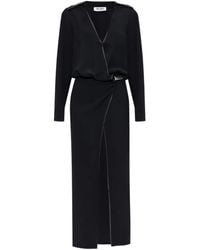 The Attico - Robe Courte À Détails De Boucles - Lyst