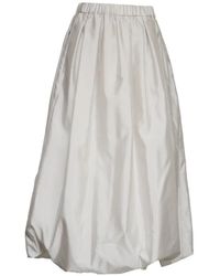 Max Mara - Elastic Waist Gathered Skirt - Lyst