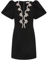 Rebecca Vallance - Harlynn Puff Sleeve Mini Dress - Lyst