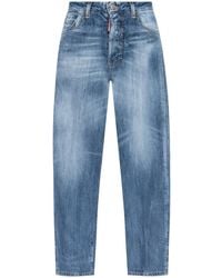 DSquared² - Katoenen Jeans Met Logopatch - Lyst