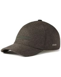ZEGNA - Mélange Oasi Cashmere Baseball Cap - Lyst