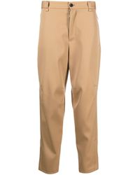 Lanvin - Tapered Cotton Trousers - Lyst