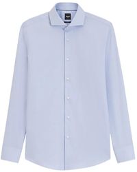 BOSS - Getailleerd Overhemd - Lyst