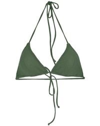 MC2 Saint Barth - Leah Crinkle Triangle Bikini Top - Lyst