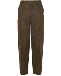 Yves Salomon - Tweed Trousers - Lyst