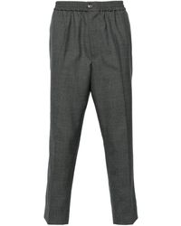 Ami Paris - Grey Virgin Wool Trousers - Lyst