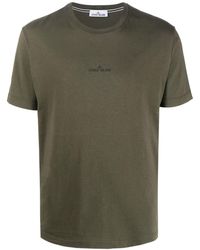 Stone Island - T-shirt con stampa Compass - Lyst