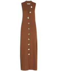 Altuzarra - Button-Up Sleeveless Maxi Dress - Lyst