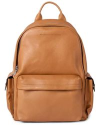 Brunello Cucinelli - Leather Travel Backpack - Lyst