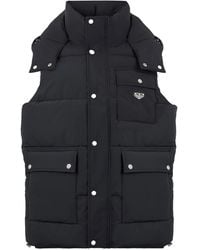 Philipp Plein - Hooded-Puffer Gilet - Lyst