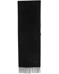 Max Mara - Dalia Logo-Embroidered Fringed Cashmere Scarf - Lyst
