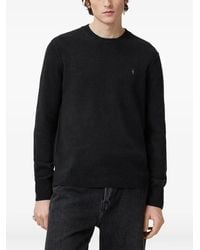 AllSaints - Trui Met Geborduurd Logo - Lyst