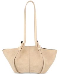 Yuzefi - Large Mochi Suede Shoulder Bag - Lyst