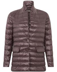 Herno - Gewatteerd Button-Up Jack - Lyst