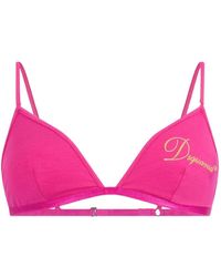 DSquared² - Sujetador Con Logo - Lyst