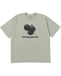 Neighborhood - Graphic-Print Cotton T-Shirt - Lyst