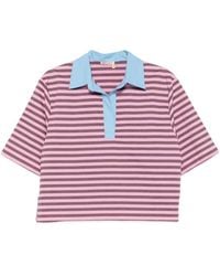 Stella Nova - Striped Polo Shirt - Lyst