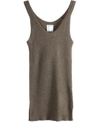 Calvin Klein - Canotta A Coste Con Scollo Ampio - Lyst