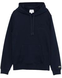 Lacoste - Logo-Embroidered Hoodie - Lyst