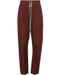 Rick Owens - Bela Drop-crotch Tapered Trousers - Lyst